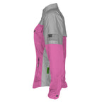 Summer Mesh Reflective Shirt Pink Eclipse for Women