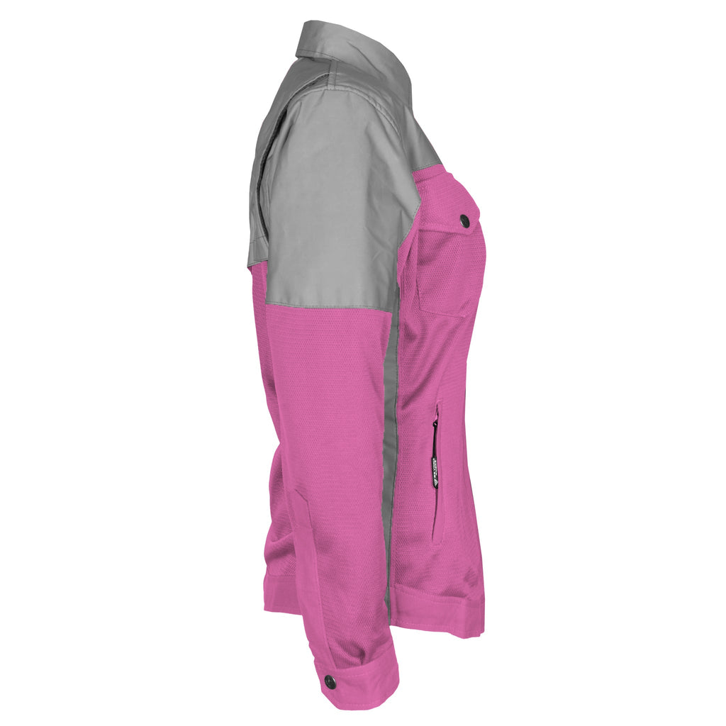 Summer Mesh Reflective Shirt Pink Eclipse for Women