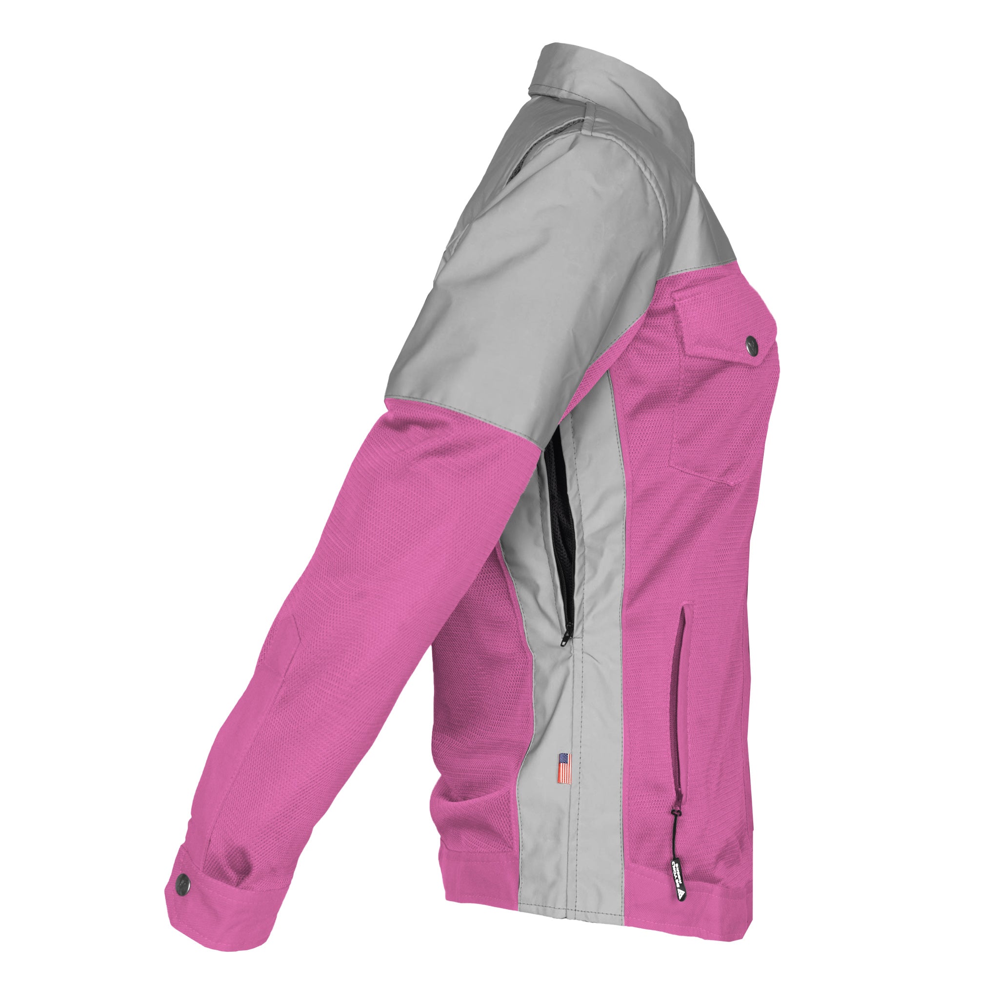 Summer Mesh Reflective Shirt Pink Eclipse for Women