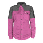 Summer Mesh Reflective Shirt Pink Nebula for Women