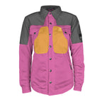 Summer Mesh Reflective Shirt Pink Nebula for Women