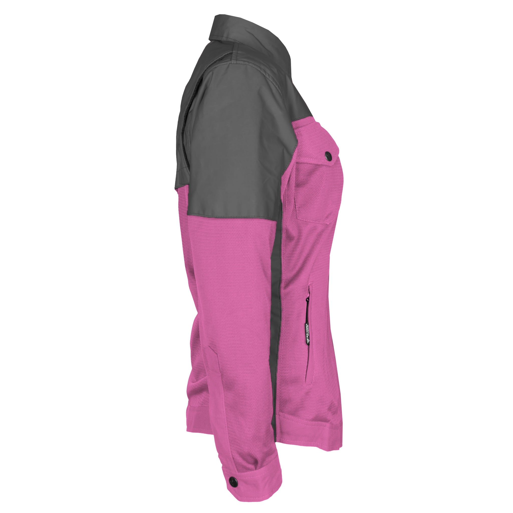 Summer Mesh Reflective Shirt Pink Nebula for Women