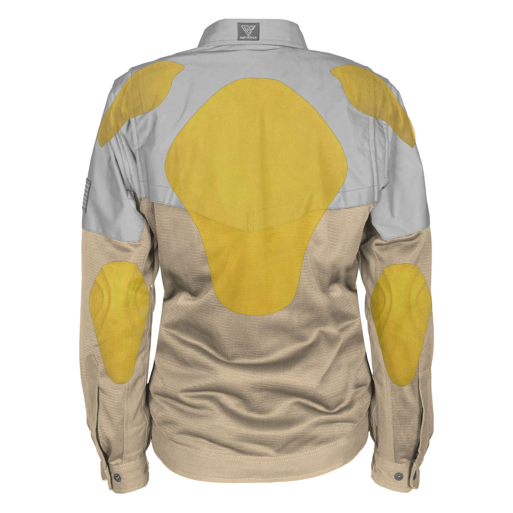 Summer Mesh Reflective Shirt Khaki Eclipse for Women