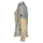 Summer Mesh Reflective Shirt Khaki Eclipse for Women