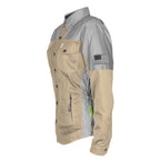 Summer Mesh Reflective Shirt Khaki Eclipse for Women
