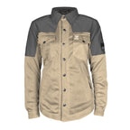 Summer Mesh Reflective Shirt Khaki Nebula for Women