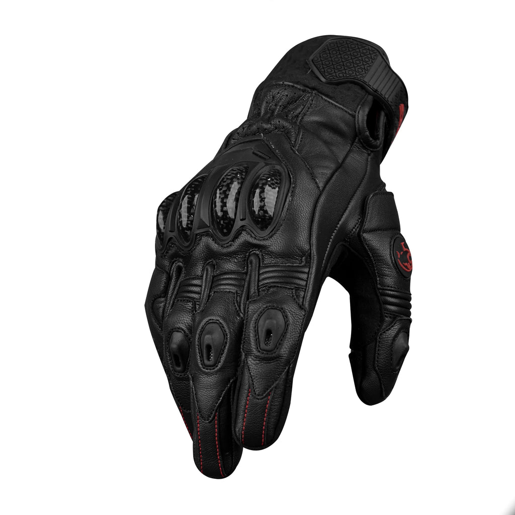 Gladiator Genuine Leather Motorcycle Gloves