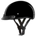 D.O.T. Daytona Skull Cap Jr.- Hi-Gloss Black