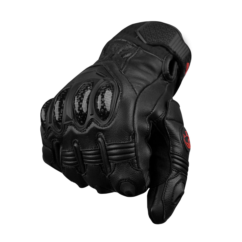 Gladiator Genuine Leather Motorcycle Gloves