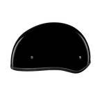 DOT Approved Daytona Skull Cap Half Shell Motorcycle Helmet - Beanie Style for Motorcycles, Cruisers, Scooters, and Mopeds W/O Visor- Hi-Gloss Black