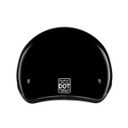DOT Approved Daytona Skull Cap Half Shell Motorcycle Helmet - Beanie Style for Motorcycles, Cruisers, Scooters, and Mopeds W/O Visor- Hi-Gloss Black