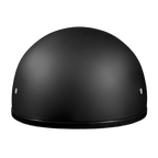 DOT Approved Daytona Skull Cap Half Shell Motorcycle Helmet - Beanie Style for Motorcycles, Cruisers, Scooters, and Mopeds W/O Visor- Dull Black