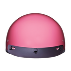 DOT Approved Daytona Skull Cap Half Shell Motorcycle Helmet - Beanie Style for Motorcycles, Cruisers, Scooters, and Mopeds - Hi-Gloss Pink
