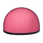 DOT Approved Daytona Skull Cap Half Shell Motorcycle Helmet - Beanie Style for Motorcycles, Cruisers, Scooters, and Mopeds W/O Visor- Hi-Gloss Pink