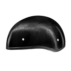 D.O.T. Daytona Skull Cap W/O Visor- Grey Carbon Fiber