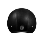 D.O.T. Daytona Skull Cap W/O Visor- Leather Covered
