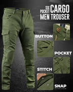 JAG Motorcycle Cargo Pants – Slim Fit Armored Cargo Jeans with CE Approved Armors
