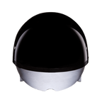 D.O.T. Daytona Skull Cap W/ Inner Shield- Hi-Gloss Black