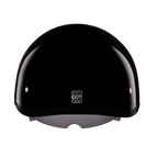D.O.T. Daytona Skull Cap W/ Inner Shield- Hi-Gloss Black