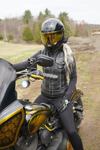 Jessica Women's Motorcycle Leather Vest - White - Limited Edition