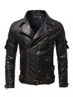 Classic Faux Leather Motorcycle Jacket