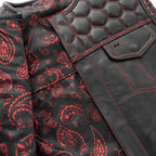 Hornet Men's Club Style Leather Vest