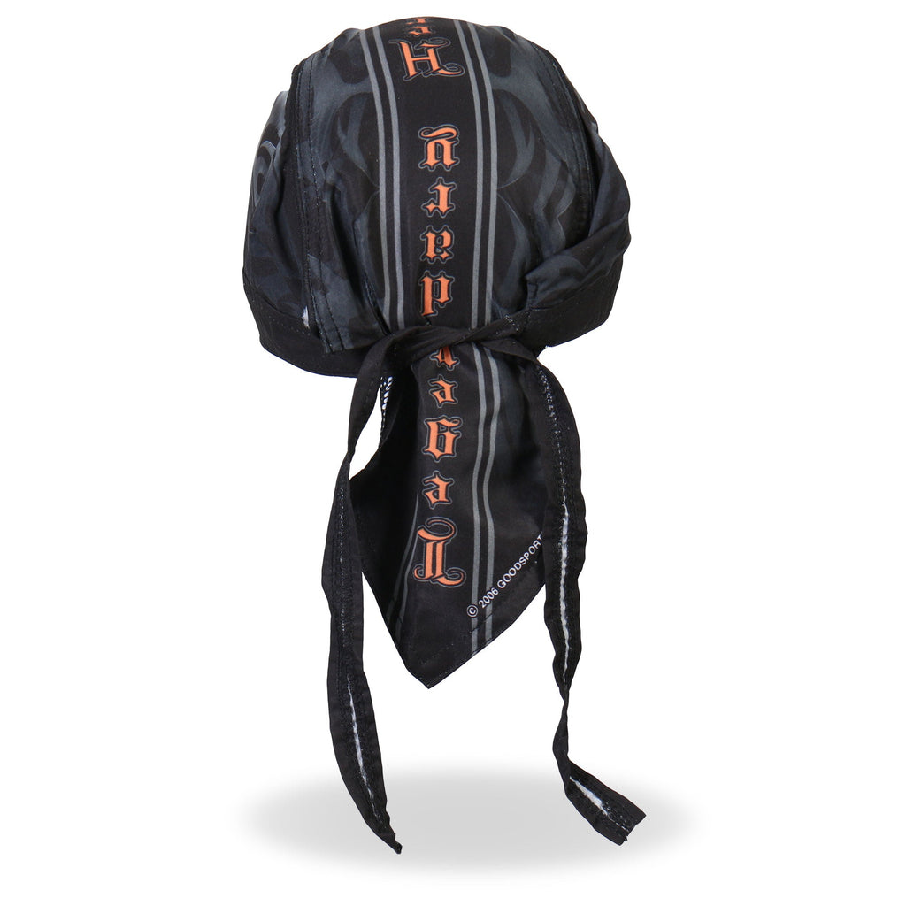 Hot Leathers Skull Face Legendary Heritage Lightweight Headwrap HWH1047