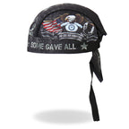 Hot Leathers Never Forgotten Lightweight Headwrap HWH1055