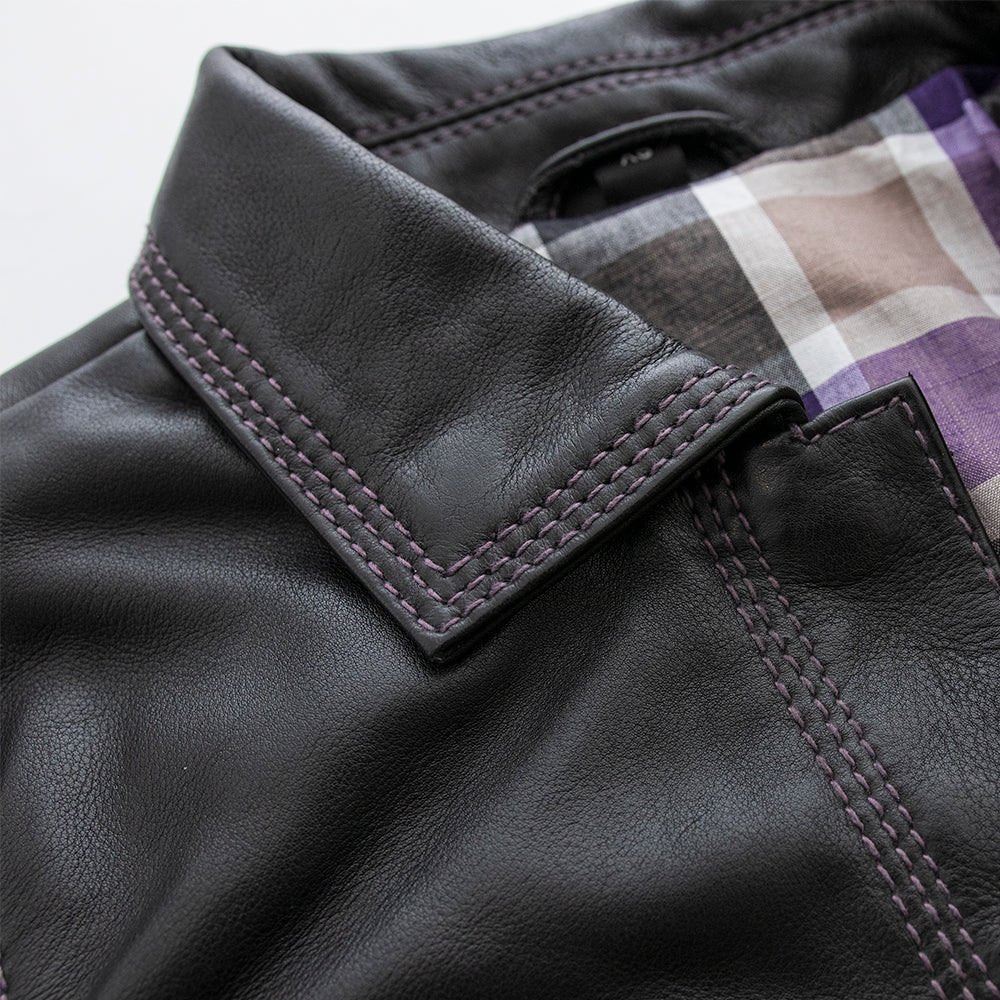 Leela Women's Motorcycle Leather Shirt - Limited Edition