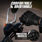 Ninja Leather Motorcycle Gloves