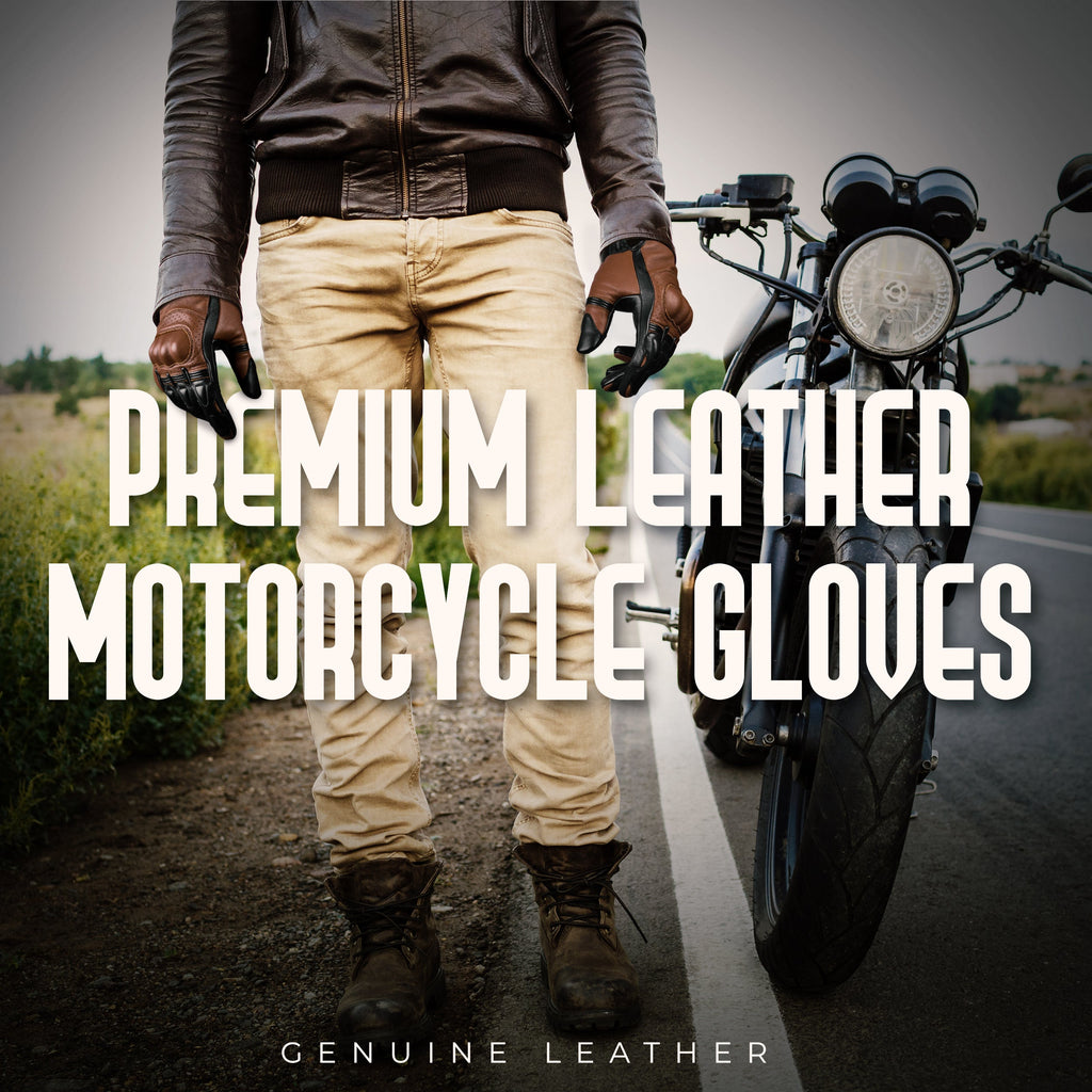 Helios Leather Motorcycle Gloves