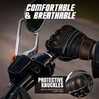 Ninja Leather Motorcycle Gloves