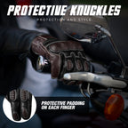 Ninja Leather Motorcycle Gloves