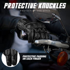 Ninja Leather Motorcycle Gloves