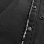 Lowside Black Men's Motorcycle Canvas Vest