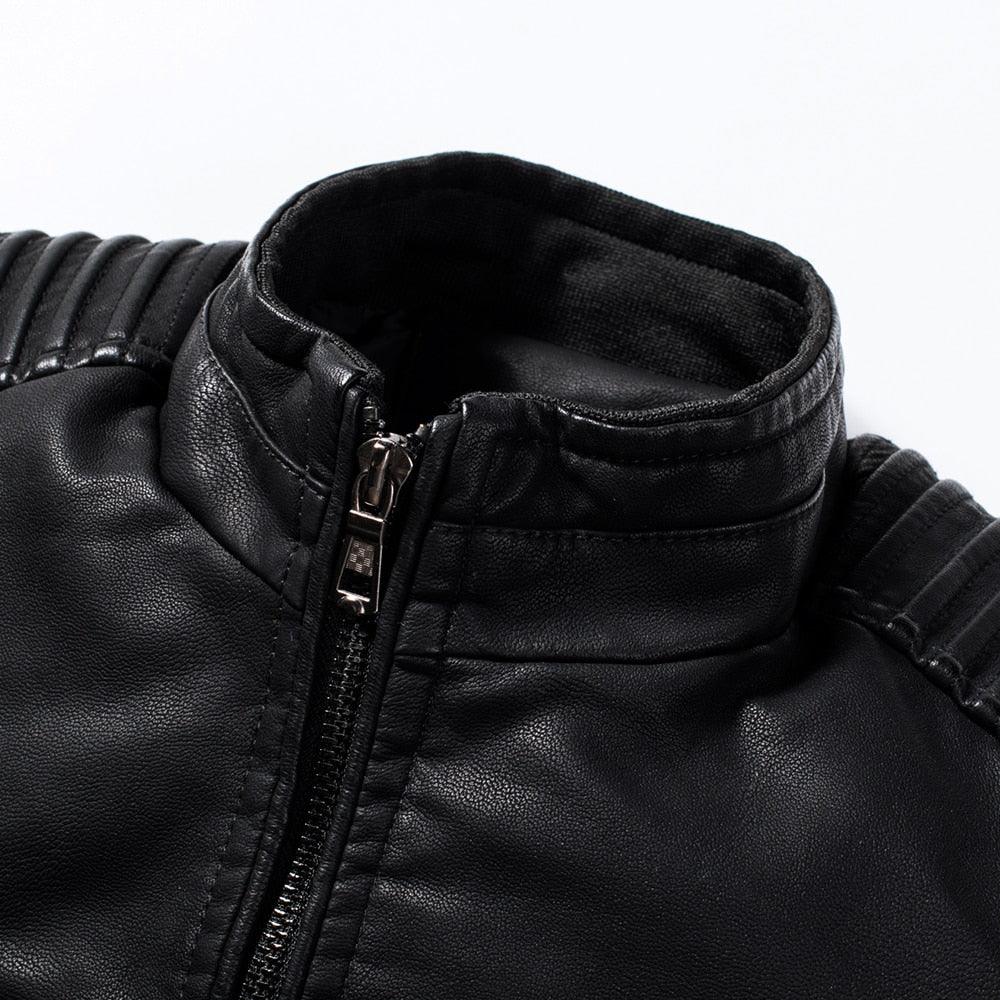 Autumn Vintage PU Leather Jacket
