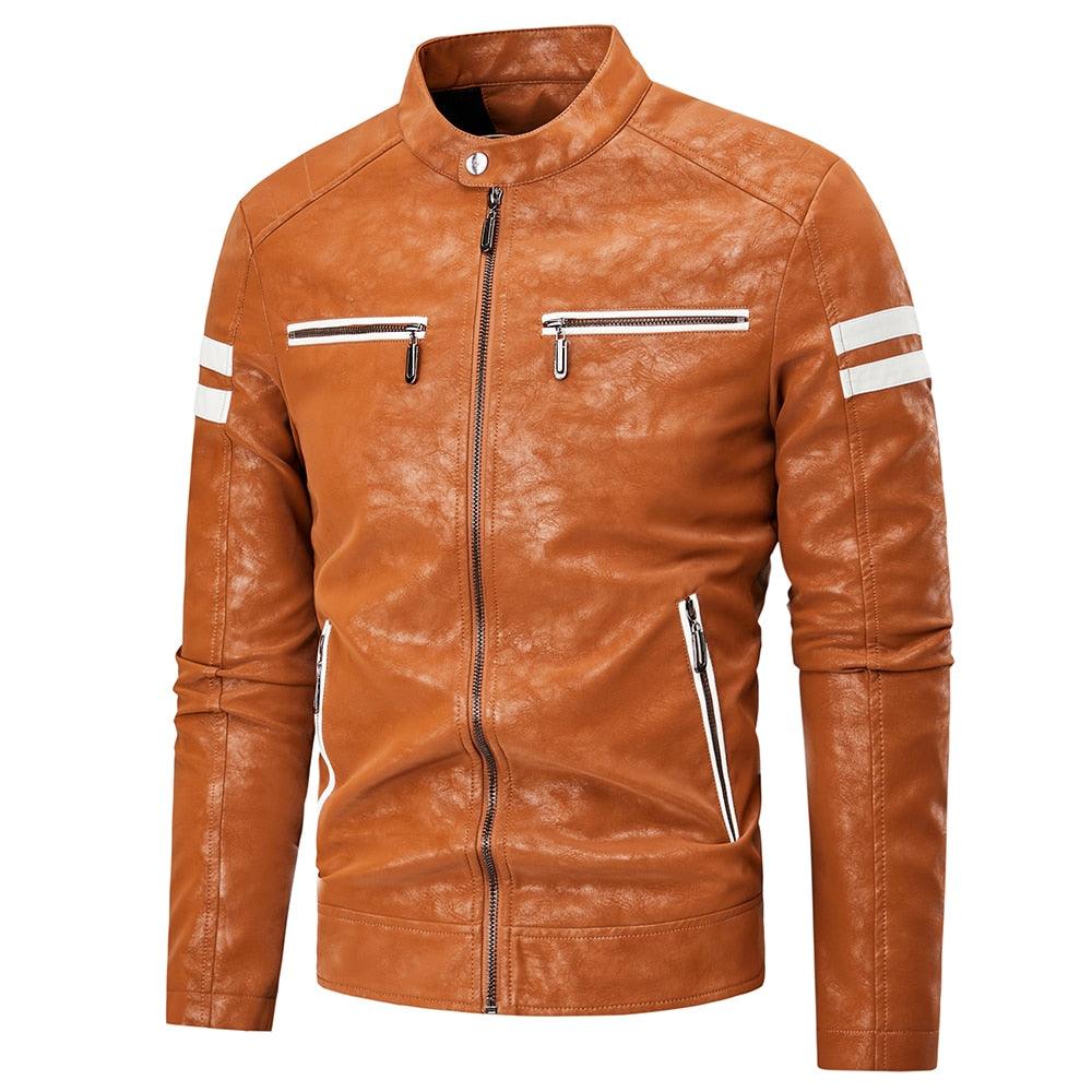 Autumn Vintage PU Leather Jacket