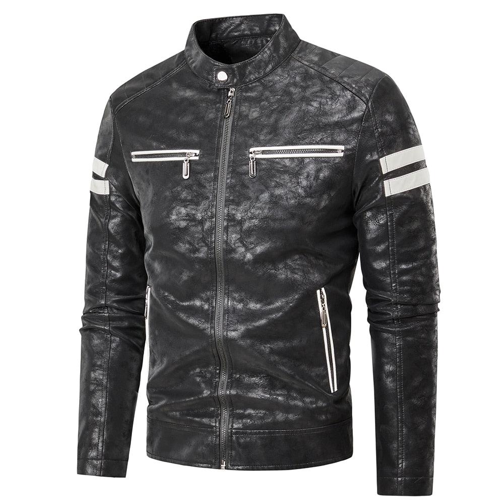 Autumn Vintage PU Leather Jacket