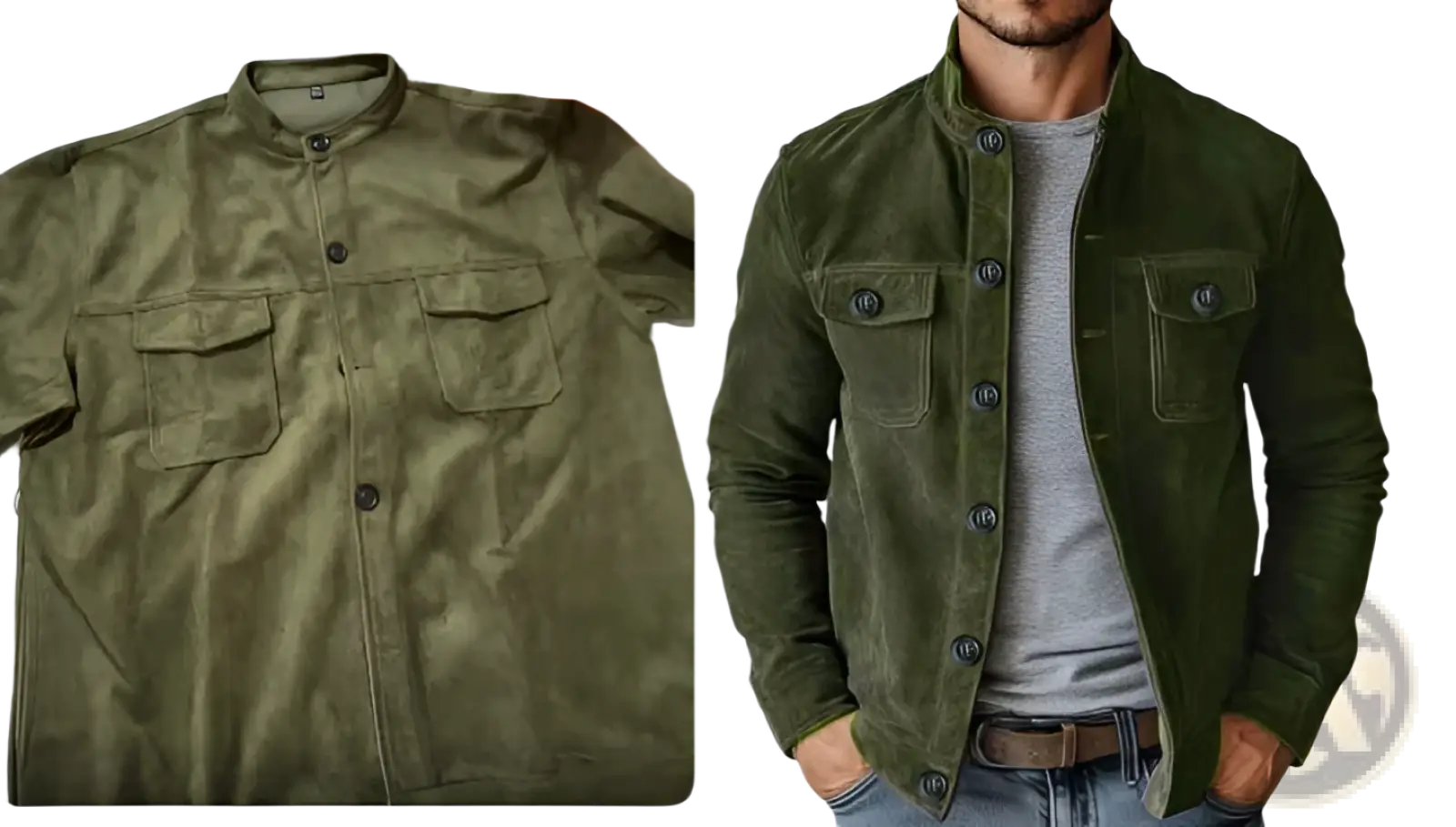 Men's Casual Faux Suede Slim Fit Motorcycle Jacket