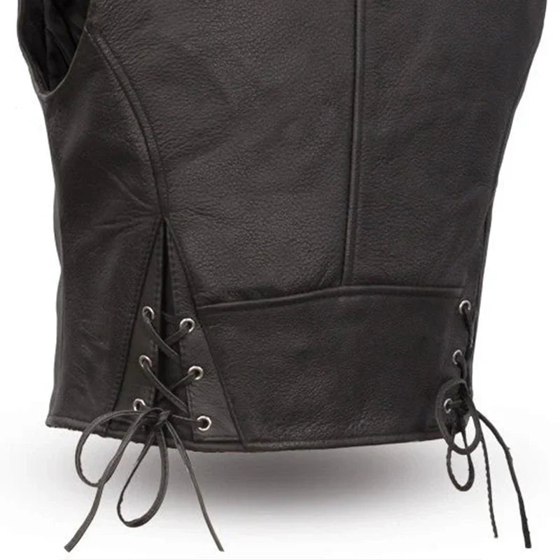 Montana Women's Motorcycle Leather Vest