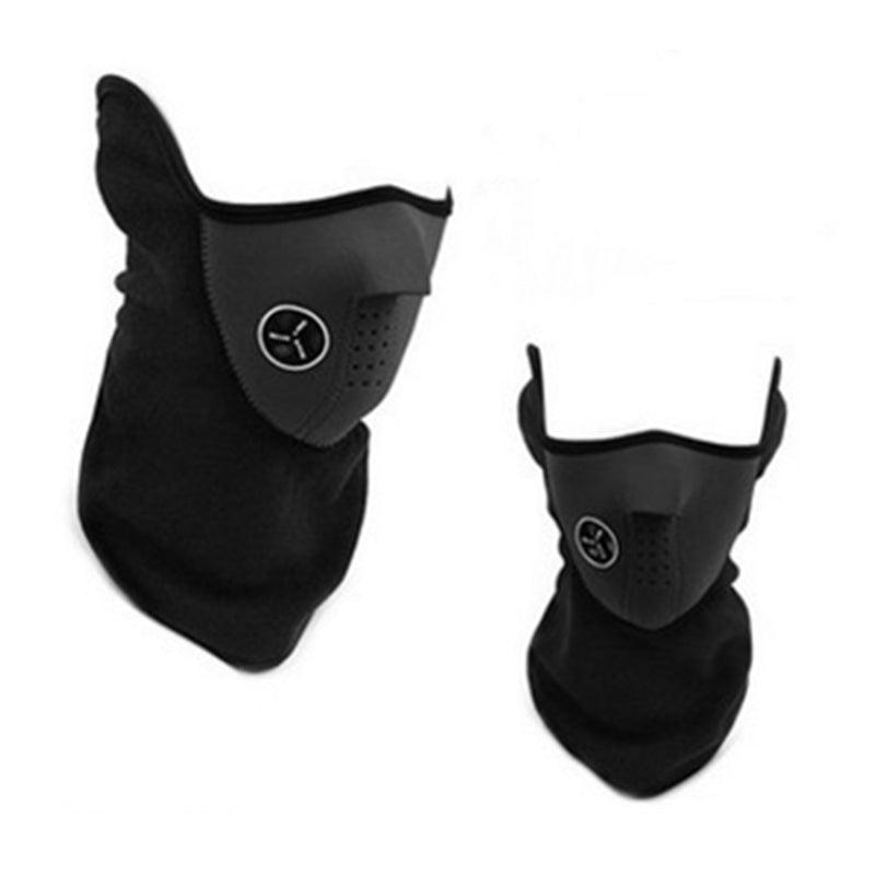 Motorcycle Face Mask Outdoor Cycling Half Mask with Ear Loop Adjustable Windproof Balaclava
