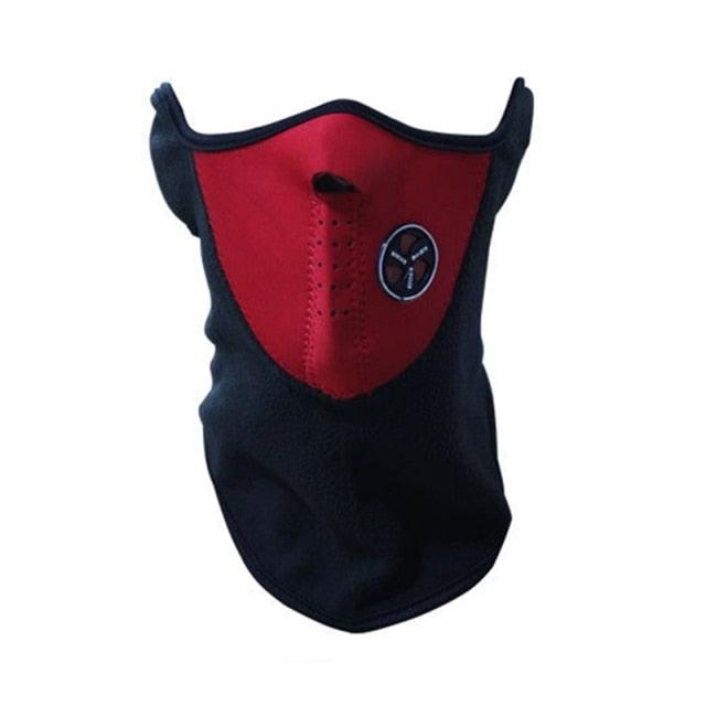 Motorcycle Face Mask Outdoor Cycling Half Mask with Ear Loop Adjustable Windproof Balaclava