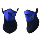 Motorcycle Face Mask Outdoor Cycling Half Mask with Ear Loop Adjustable Windproof Balaclava