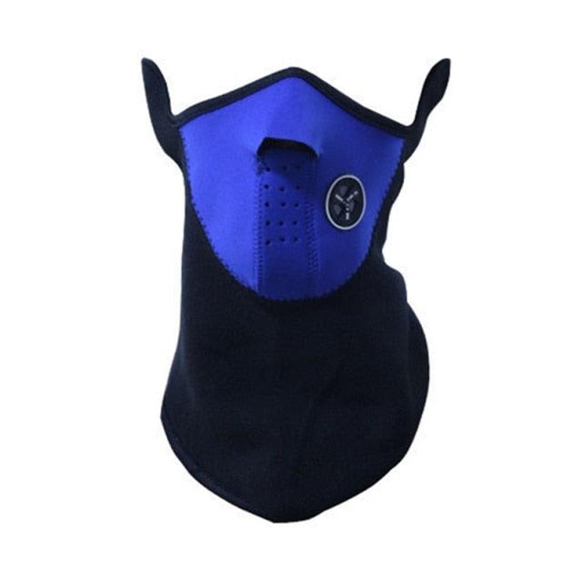 Motorcycle Face Mask Outdoor Cycling Half Mask with Ear Loop Adjustable Windproof Balaclava