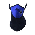 Motorcycle Face Mask Outdoor Cycling Half Mask with Ear Loop Adjustable Windproof Balaclava