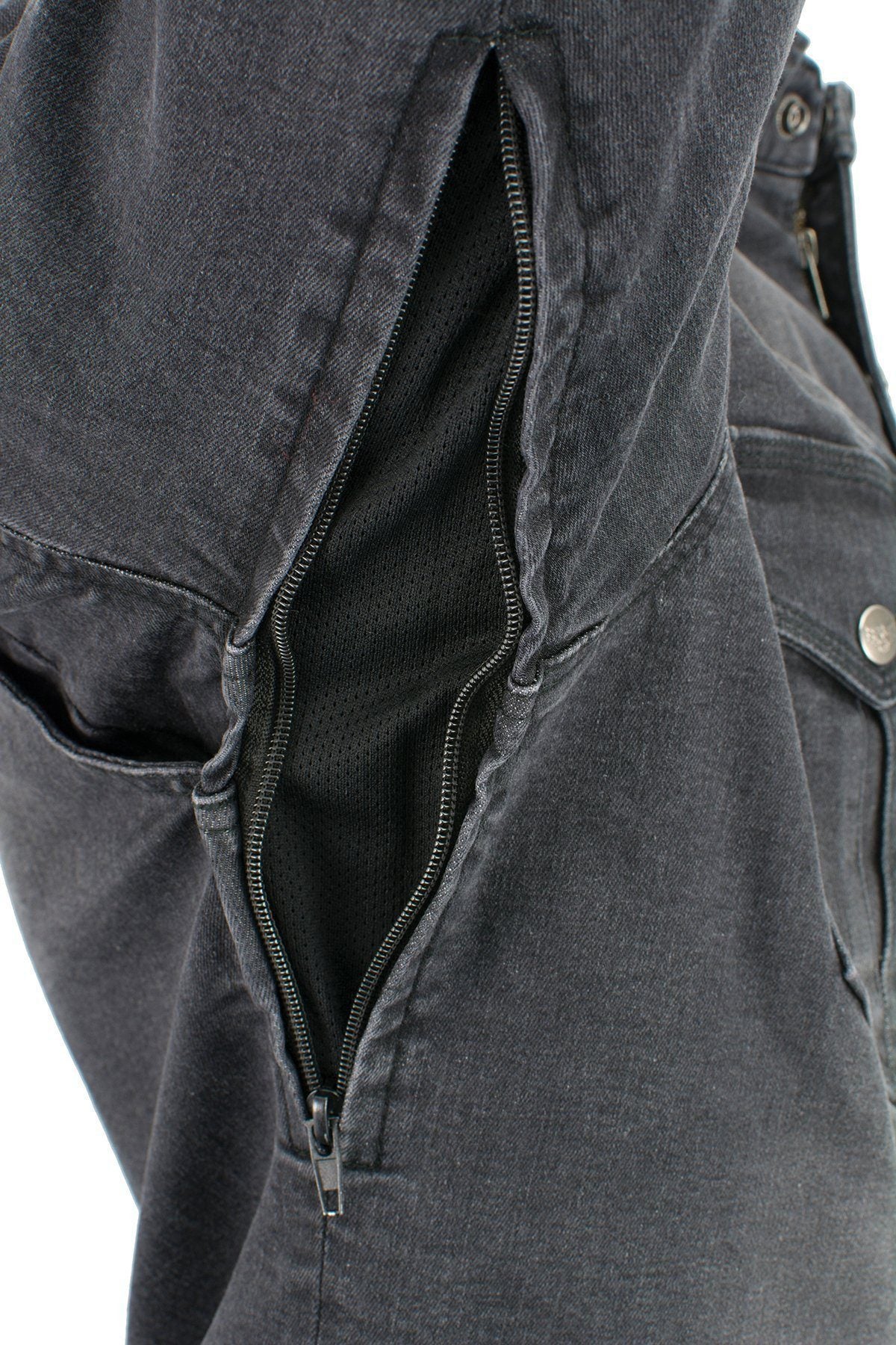 Milwaukee Leather Men's Avalanche Black CE Armored Flannel Shirt with Aramid Reinforced Zones - MPM1620