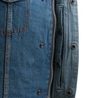 No Limit - Men's Motorcycle Denim Vest
