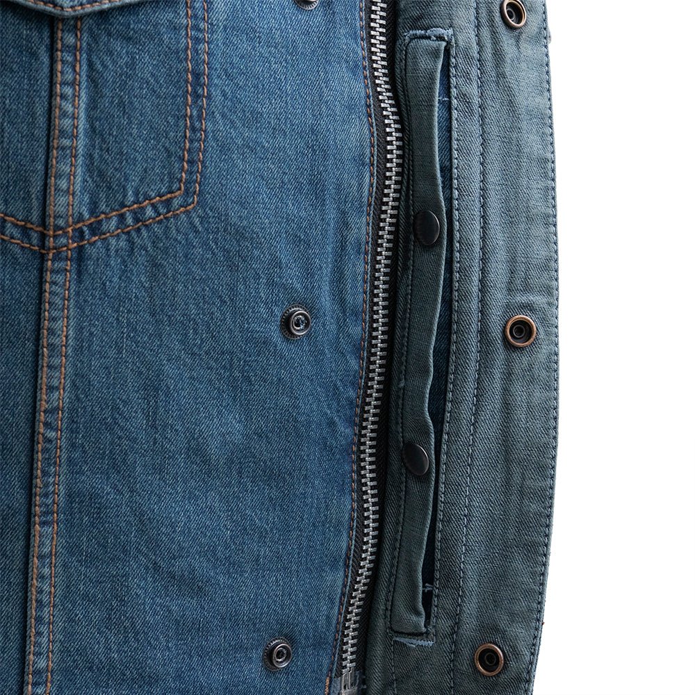 No Limit - Men's Motorcycle Denim Vest