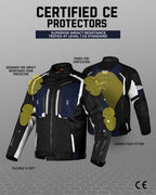 Storm Motorcycle Protective Jacket | Black | All Seasons Jacket