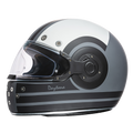 D.O.T. & ECE Daytona Retro Full Face Motorcycle Helmet: Vintage Style for Men, Women, & Youth - W/ Racer